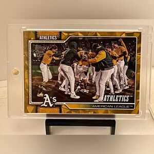 2026 Topps Series-Gold Diamante Foil- Athletics numbered out of 50 Short Print